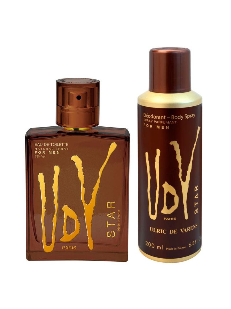 Kit ulrich de varens udv star - perfume edt + body spray - Loja do ...