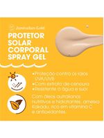 Protetor solar corporal fps 8 australian gold - instant bronzer spray gel