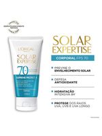Protetor solar corporal l'oréal paris solar expertise supreme protect 4 fps70