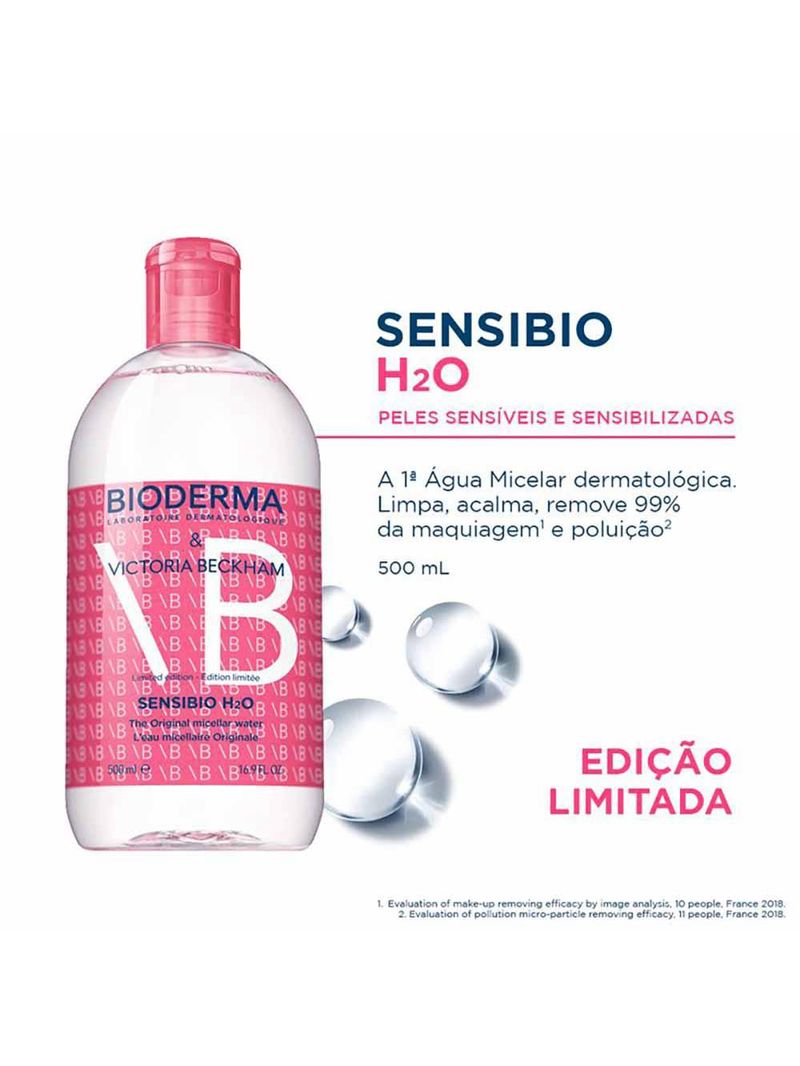 Água micelar calmante bioderma sensibio h2o