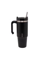 Caneca térmica wolff slimterm dupla parede preta 890ml