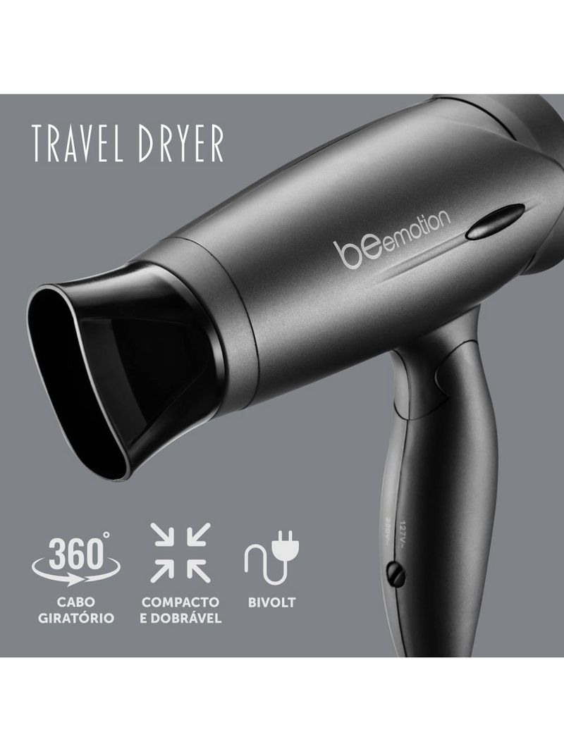 Be emotion secador de viagem travel dryer