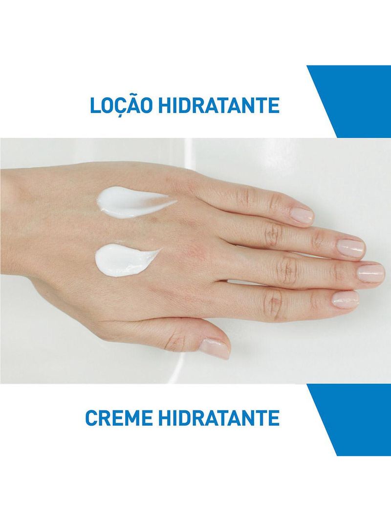 Creme hidratante corporal cerave pele seca e extra seca com Ácido hialurônico