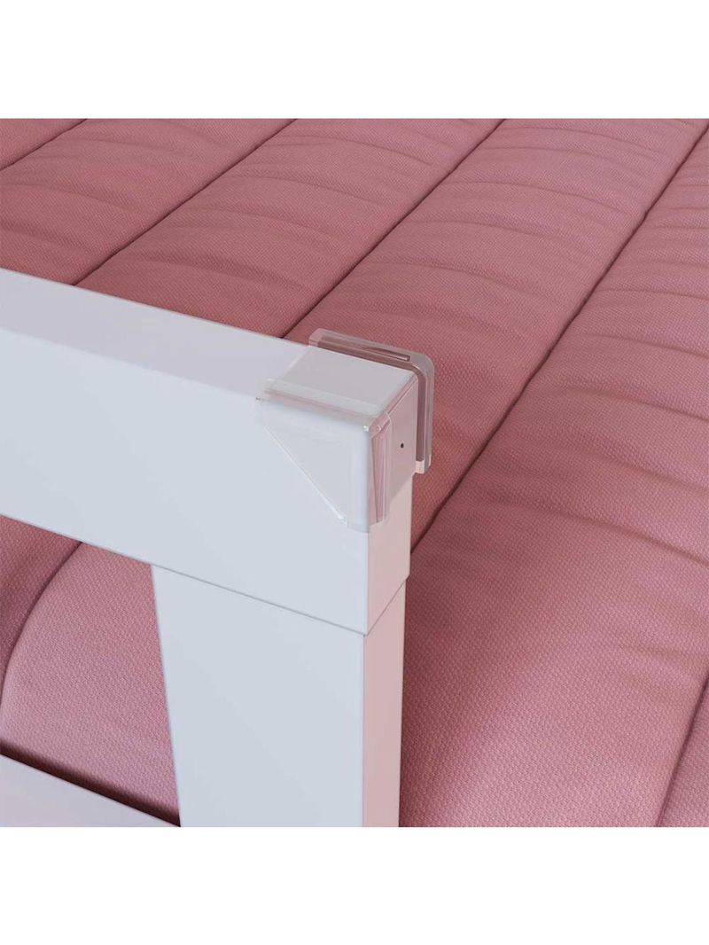 Cama Montessoriana Com Colchão Solteiro Infantil Affetto - Aveiro Oak Branco