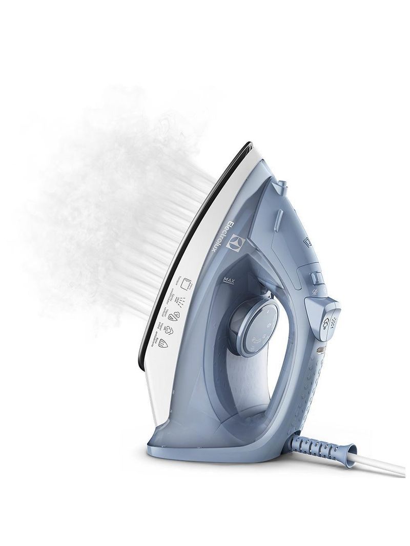 Ferro De Passar A Vapor Electrolux Esi10 C/ Spray Azul 127V