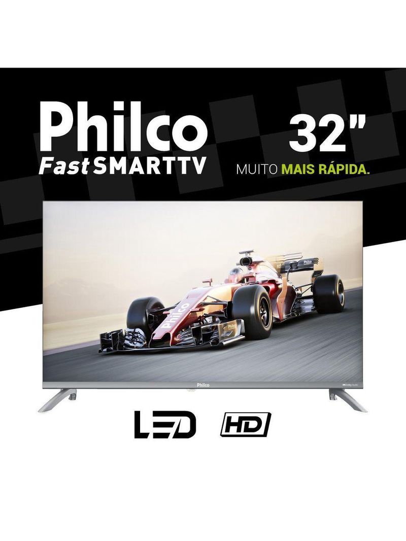 Smart TV 32” Philco LED Android TV Dolby Audio PTV32M9GACGB Bivolt