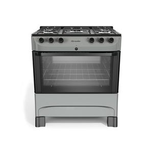 Fogão Mueller Titânio 5 Bocas Com Mesa Esmaltada E Acendimento Mfi5bc