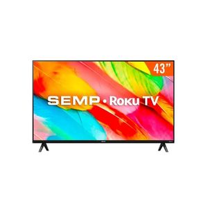 TV Semp 43 R6610 LED Full HD Roku Wifi Dual USB Hdmi Preto