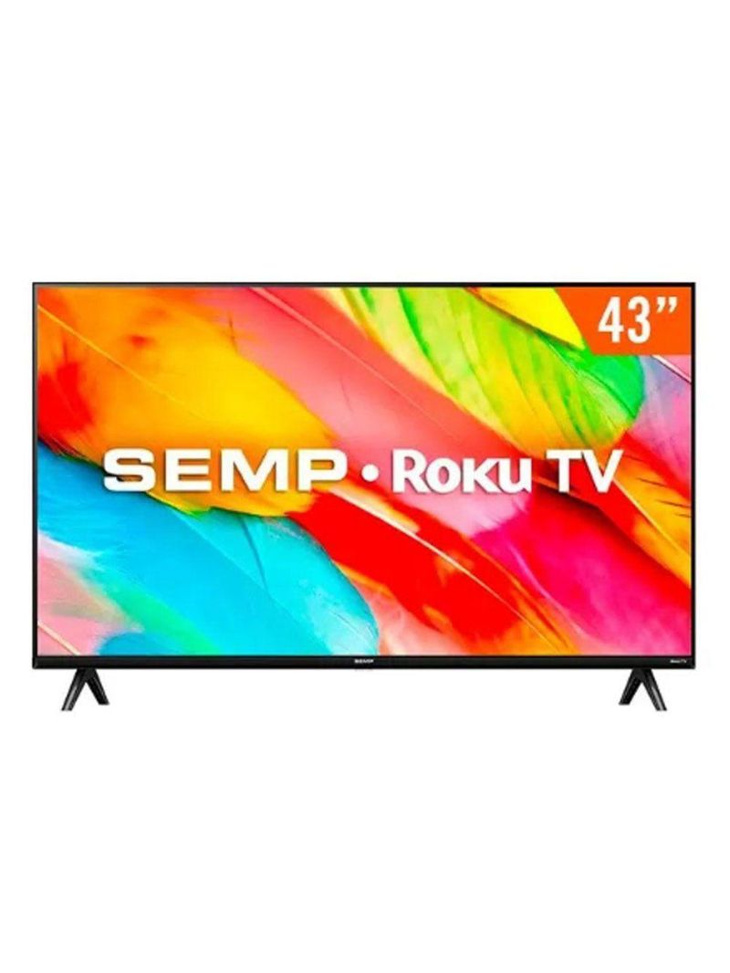 TV Semp 43 R6610 LED Full HD Roku Wifi Dual USB Hdmi Preto