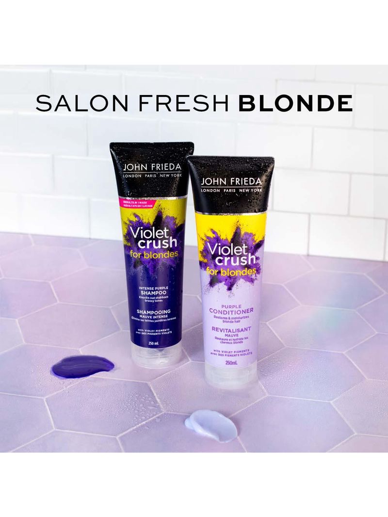 John frieda violet crush for blondes condicionador