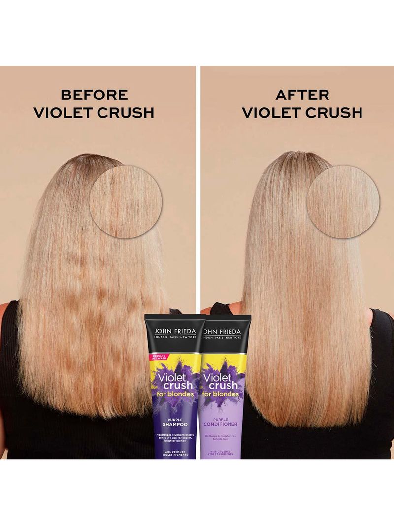 John frieda violet crush for blondes condicionador