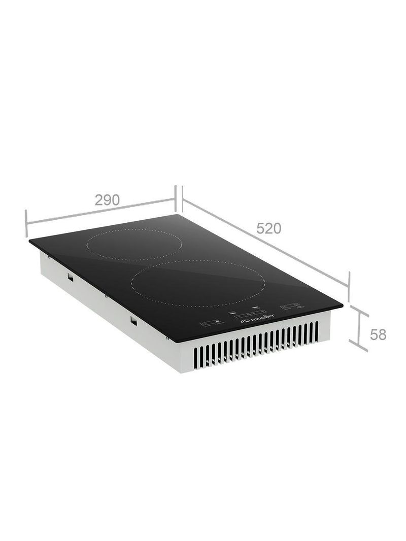 Cooktop Mueller 2 Bocas de Indução Painel Touch 220V