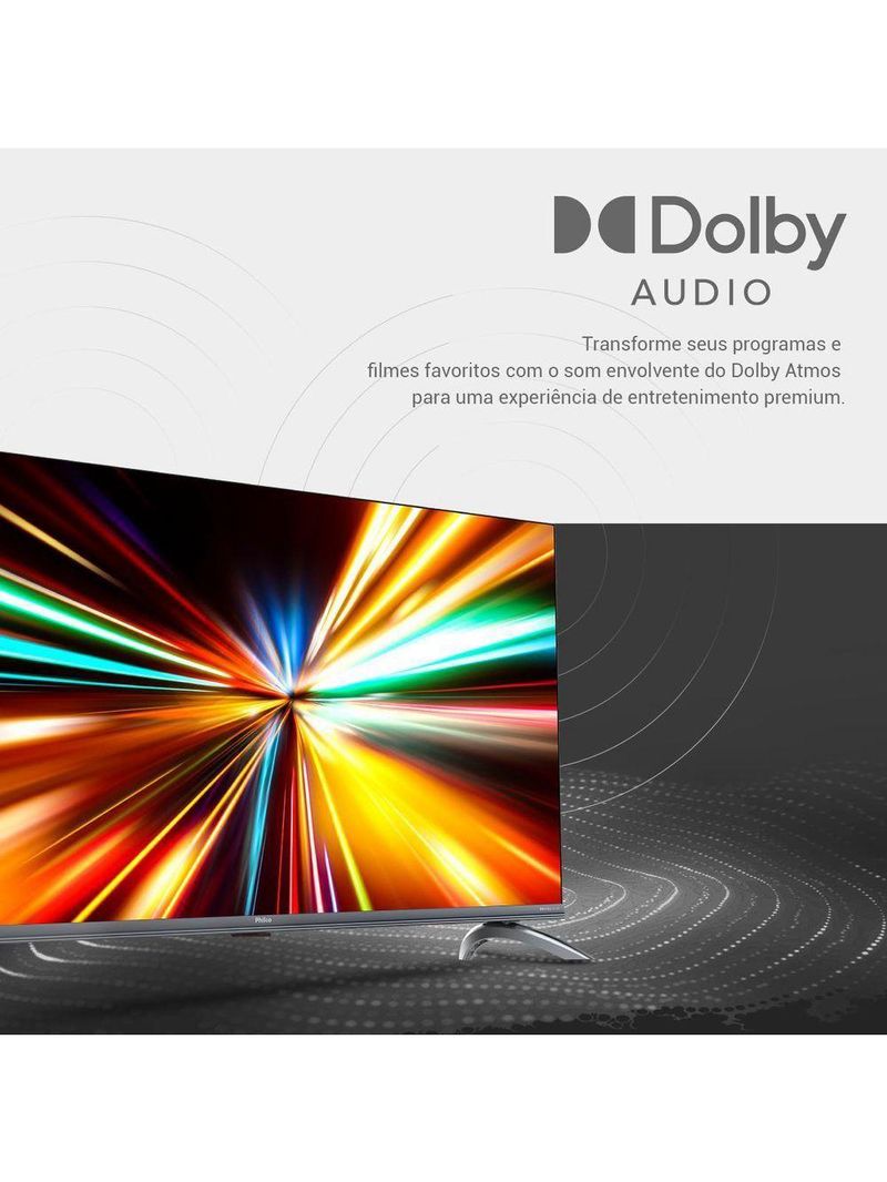 Smart TV 32” Philco Android TV Led HDR10 P32SAA Bivolt