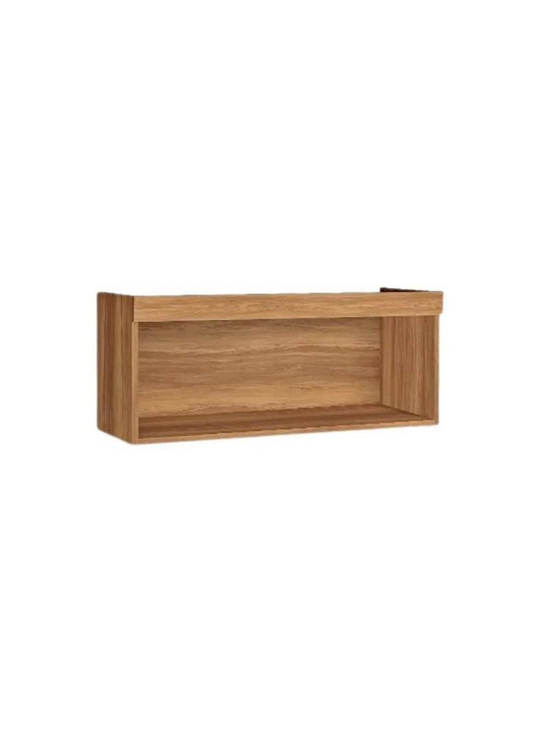 Armário Aéreo p/ Cozinha Burguesa c/ 1 Porta Basculante 80cm Freijo/Grafite - Nesher