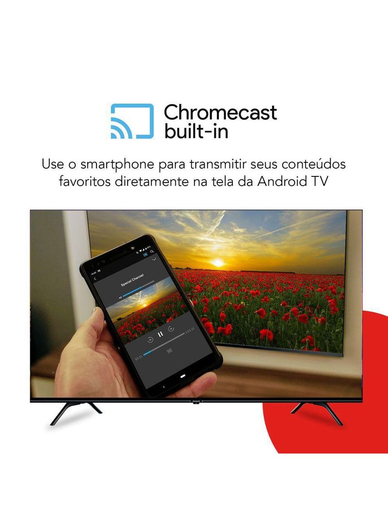 Smart Tv Aiwa 55 Android, 4k, Dolby Vision & Atmos - Aws-tv-55-bl-01 Biv