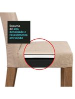 Conjunto Sala De Jantar Madesa Luciana Mesa Tampo De Madeira Com 6 Cadeiras - Rustic/branco/imperial