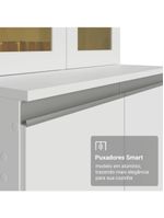 Armário De Cozinha Completa 100% Mdf 300 Cm Smart Madesa 04 Branco
