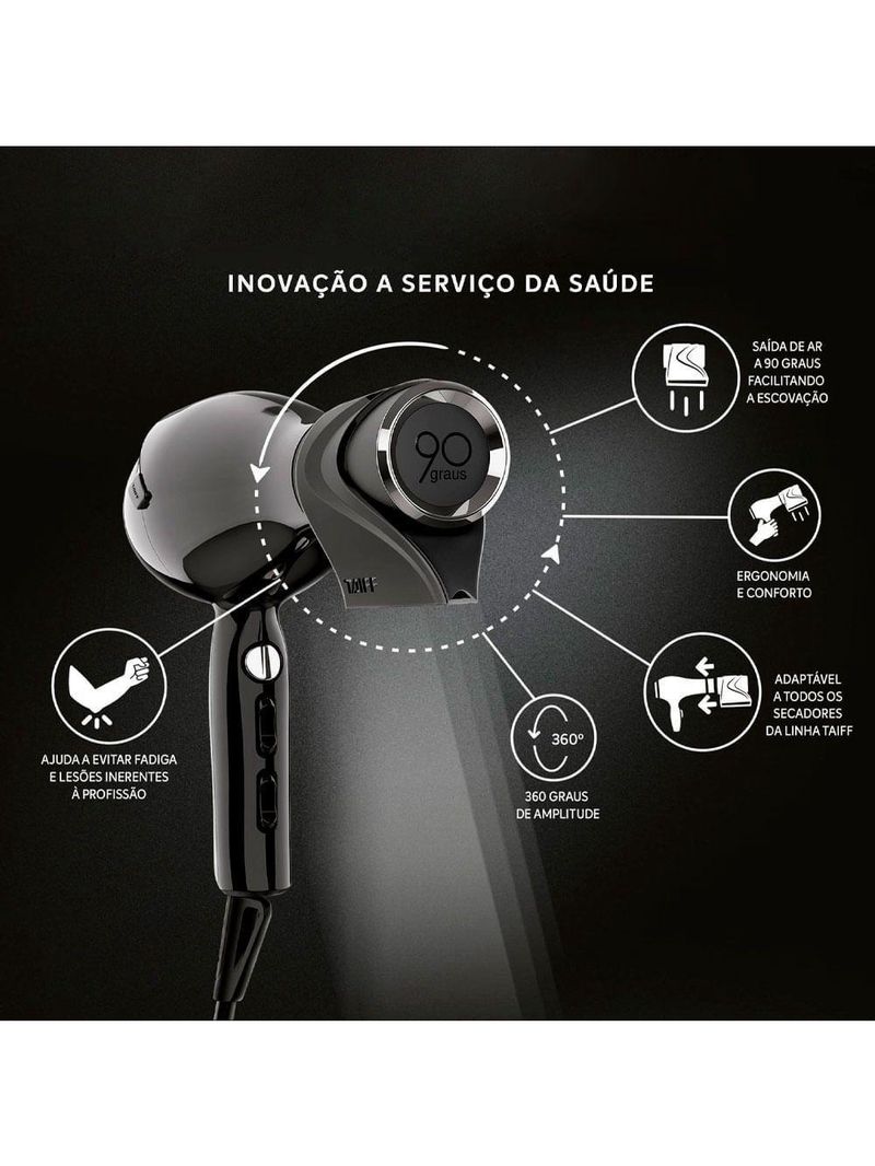 Taiff Bico 90 Graus Para Secador