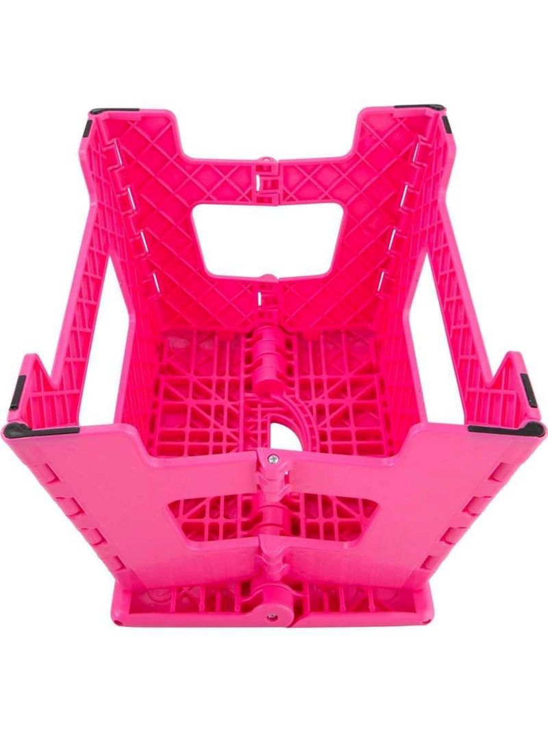 Banqueta Plástica Dobrável Rosa 220mm Vonder