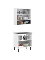 Paneleiro Itatiaia Em Aço Branco E Grafite 4 Portas 2 Vidros New Premium