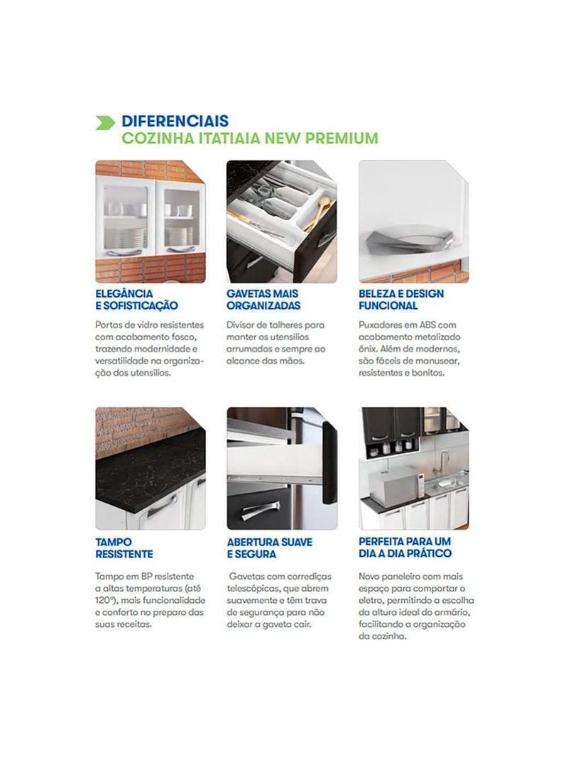Paneleiro Itatiaia Em Aço Branco E Grafite 4 Portas 2 Vidros New Premium