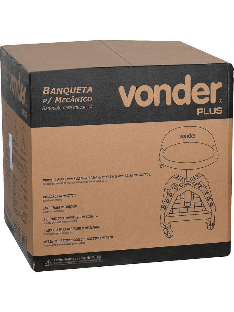 Banqueta Para Mecânico Vonder Plus