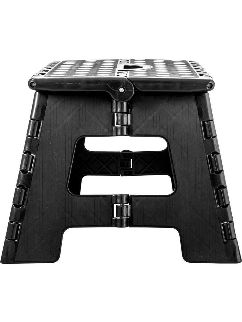 Banqueta Plástica Dobrável Preta Altura 220 Mm Vonder
