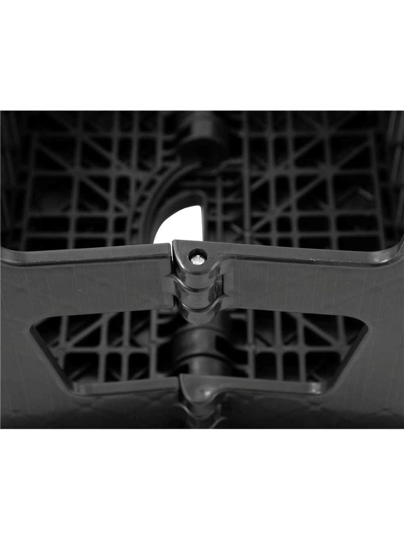 Banqueta Plástica Dobrável Preta Altura 220 Mm Vonder