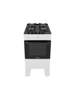 Fogão Itatiaia Electra Glass Pluss Piso 4 Bocas Branco Mesa De Vidro Bivolt (3700000485)