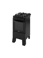 Fogão Itatiaia Electra Glass Pluss Piso 4 Bocas Preto Mesa De Vidro Bivolt (3700000484)