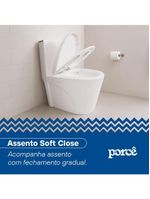 Vaso Sanitário Monobloco Porcê Maximus Privada Com Assento Branco (PVS50MBSFA-BR)