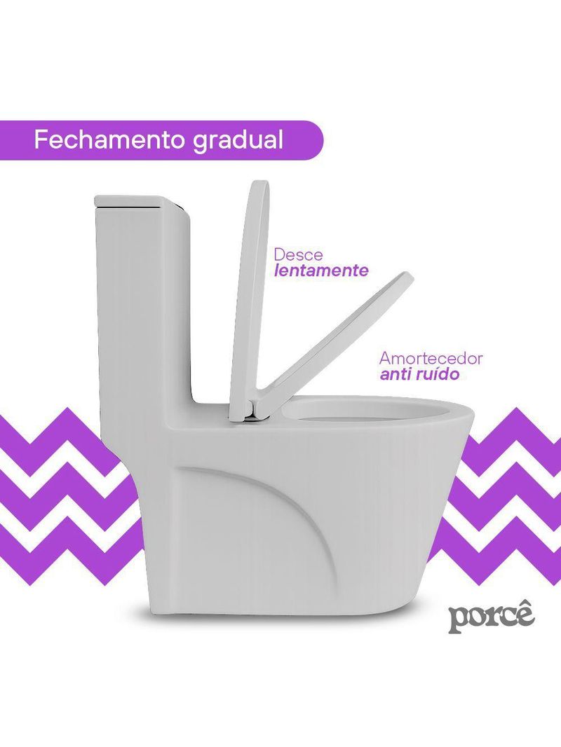 Vaso Sanitário Monobloco Porcê Maximus Privada Com Assento Branco (PVS50MBSFA-BR)