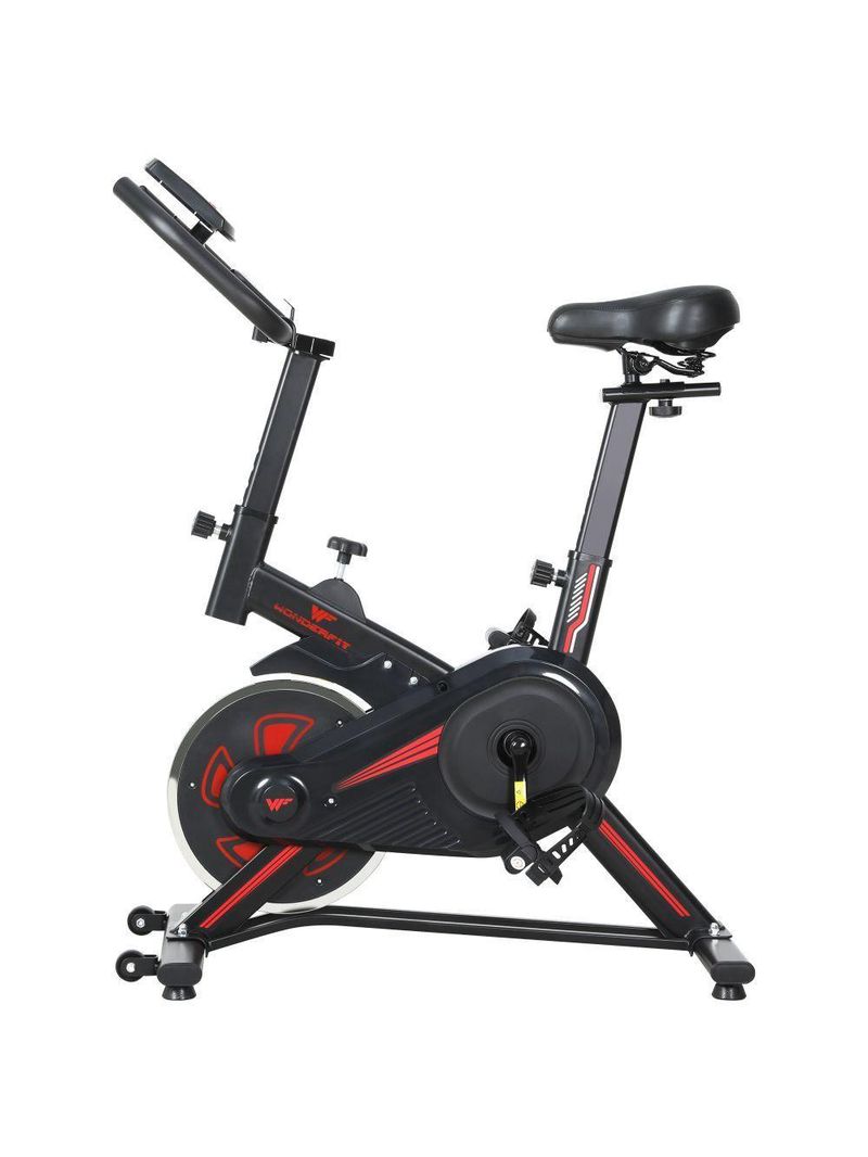 Bicicleta Spinning Mecânica Wonderfit Go Vermelha Roda de Inercia 4kg (WSB04HBTA-VM)