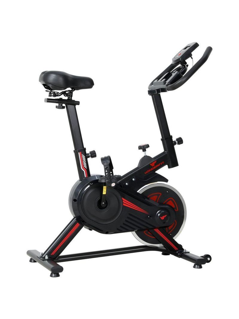 Bicicleta Spinning Mecânica Wonderfit Go Vermelha Roda de Inercia 4kg (WSB04HBTA-VM)