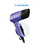 Secador Glossy Color To Go - Compacto Dobrável 2 Temperaturas 1200W Bivolt