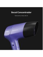 Secador Glossy Color To Go - Compacto Dobrável 2 Temperaturas 1200W Bivolt