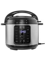 Panela de pressão elétrica black+decker pp900g gourmand gris 5l 900w inox
