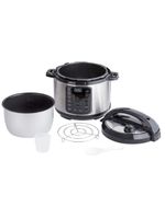 Panela de pressão elétrica black+decker pp900g gourmand gris 5l 900w inox