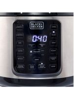 Panela de pressão elétrica black+decker pp900g gourmand gris 5l 900w inox