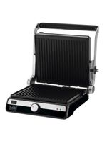 Grill elétrico black+decker g1500g gourmand gris 1500w abertura 180° chapas removíveis antiaderente inox