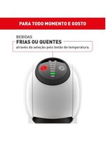 Máquina de café arno nescafé dolce gusto genio basic dgs1 multi bebidas, digital e automática - branca