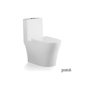 Vaso Sanitário Monobloco Porcê Abstratus Privada Com Assento Branco (PVS42MBSFA-BR)