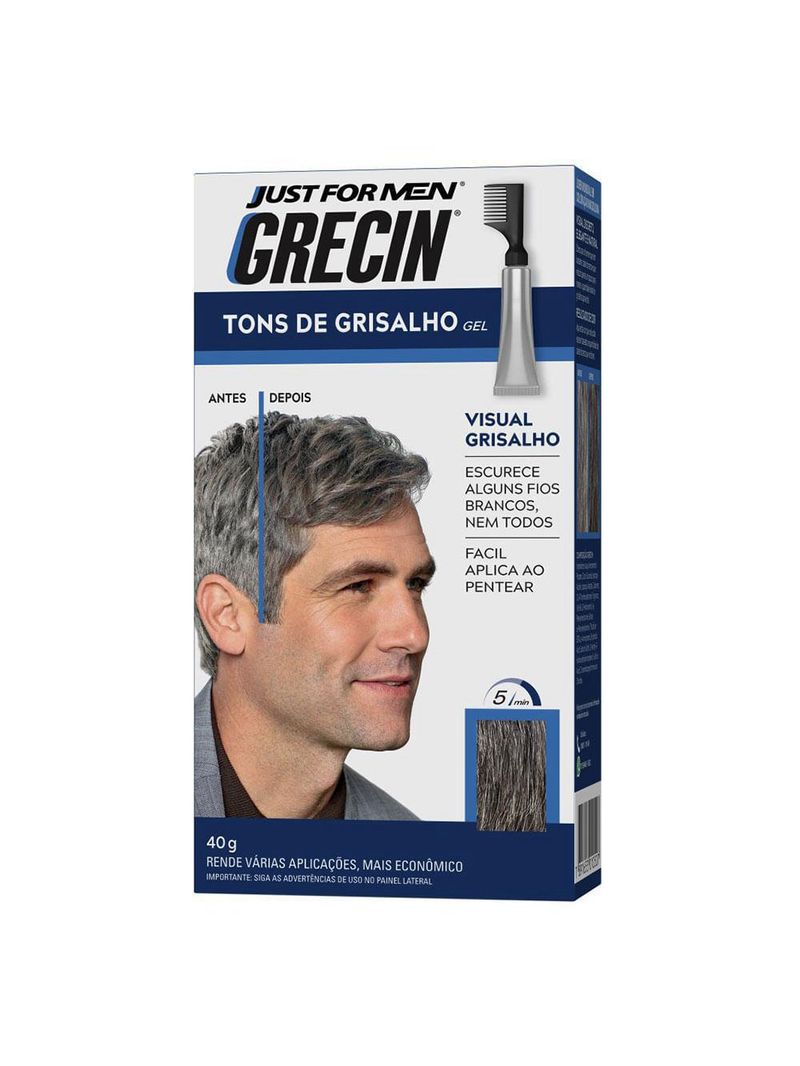 Shampoo tonalizante grecin - tons de grisalhos