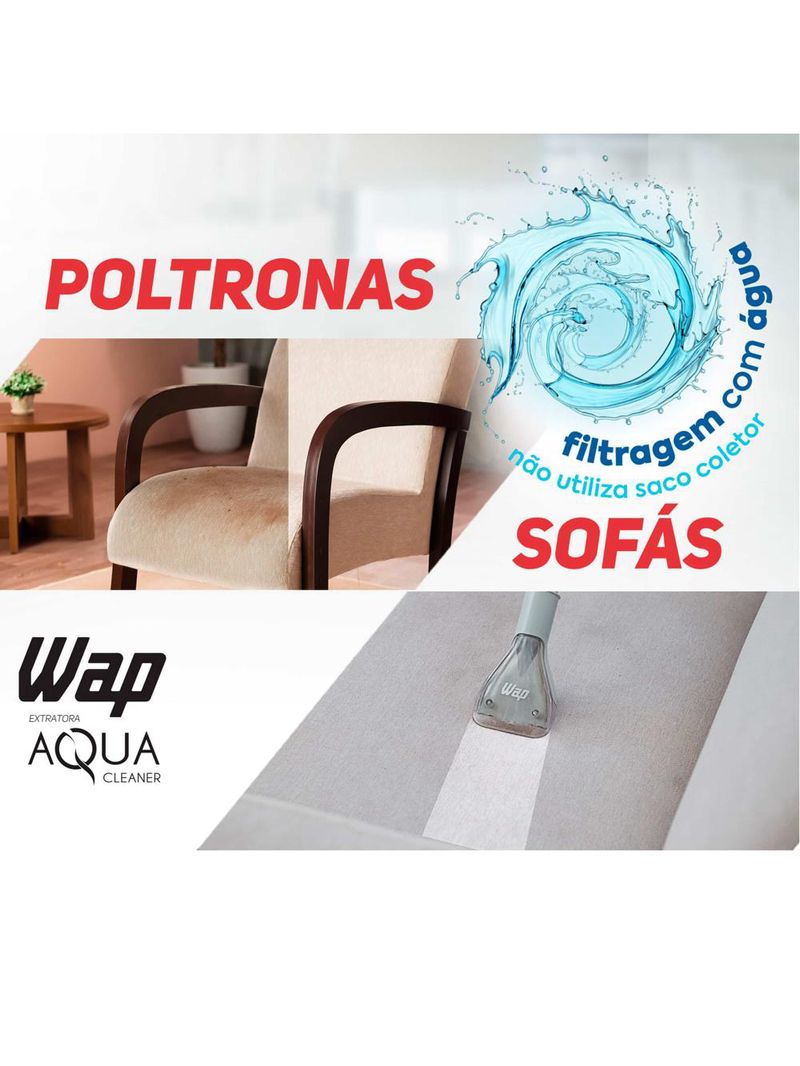 Extratora de sujeira wap aqua cleaner