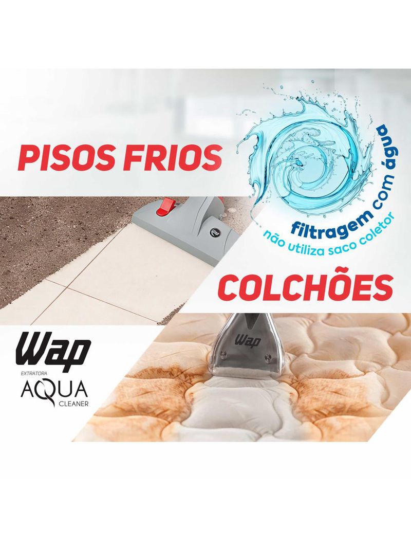 Extratora de sujeira wap aqua cleaner