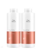 Kit wella professionals fusion - shampoo + condicionador + máscara - tamanho profissional