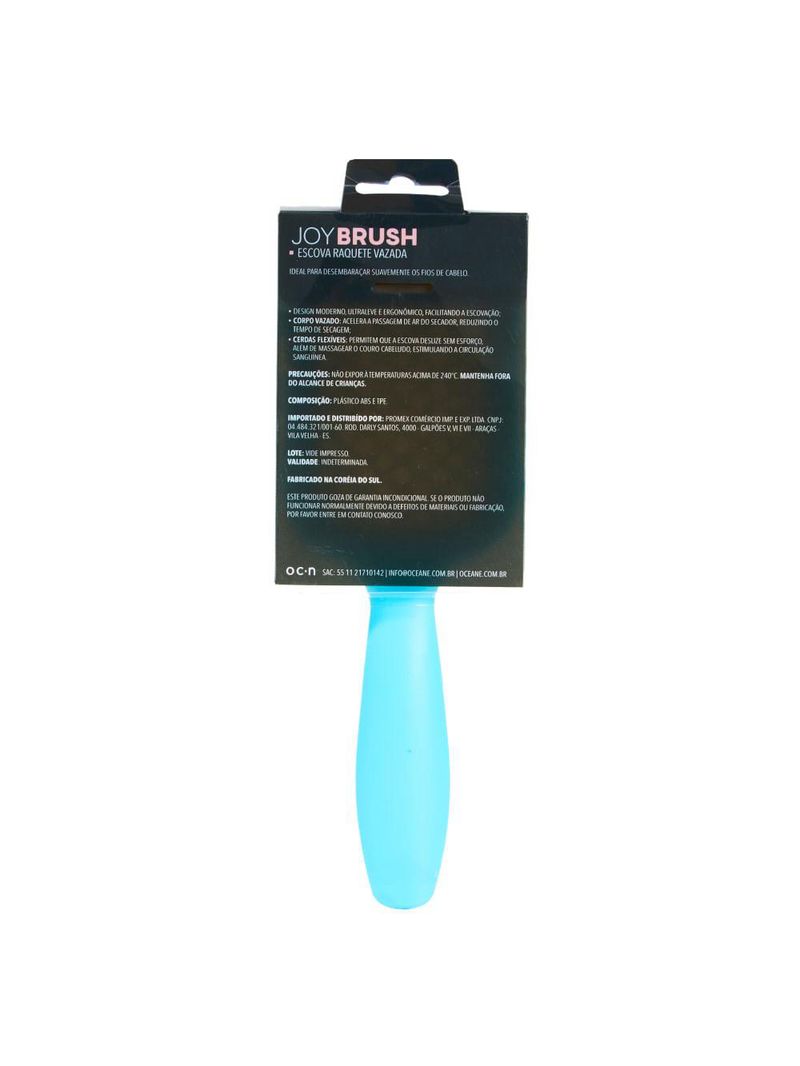 Escova de cabelo océane - joy brush azul