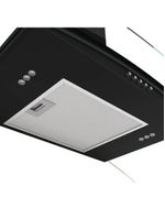 Coifa Parede Nardelli Vidro Curvo Clean 90cm Preta 127V 46010190-02