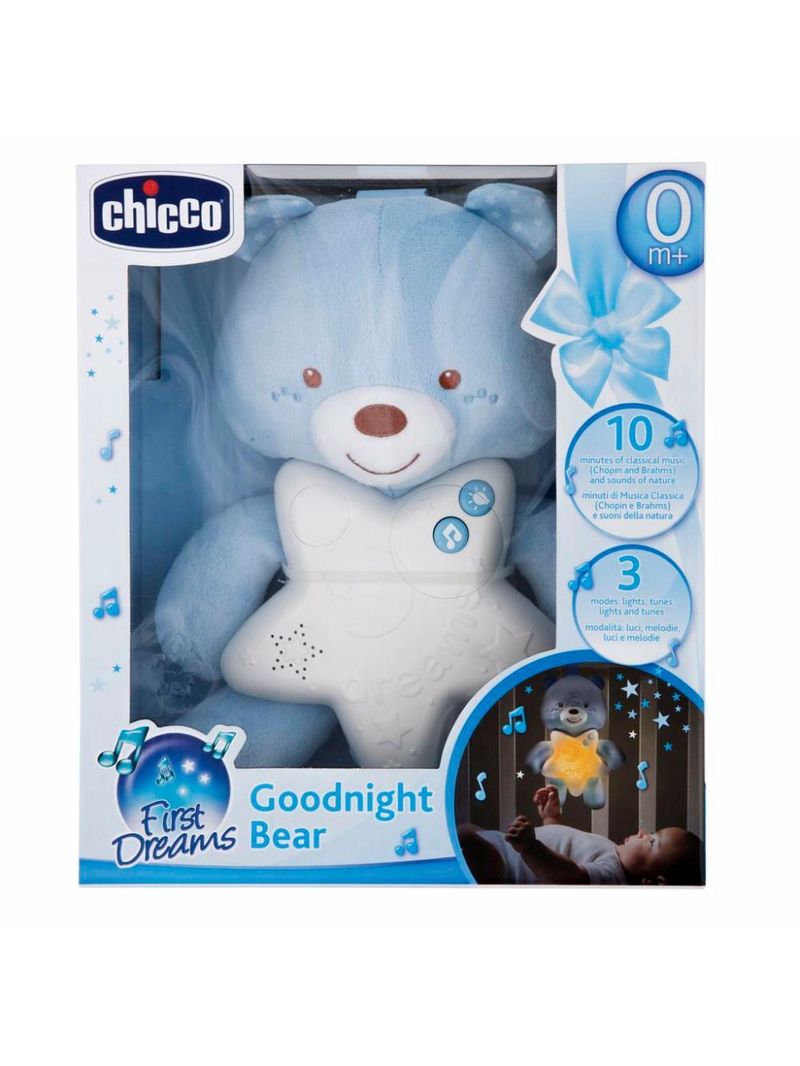 Painel ursinho bons sonhos azul - chicco