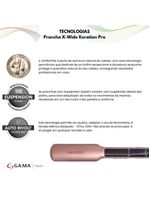 Prancha de cabelo x-wide keration pro bivolt